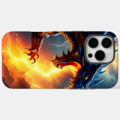 Draken Vuur Bliksem Strijd Twee Case-Mate iPhone Case (Achterkant (horizontaal))