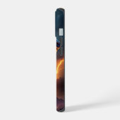 Draken Vuur Bliksem Strijd Twee iPhone 15 Case (Linkerkant)