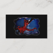 Drakenaanval 2 Sided Visitekaartje (Achterkant)