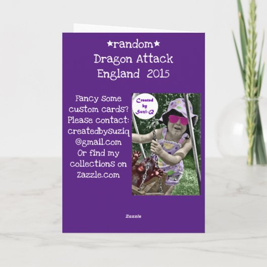 Drakenaanval Kaart (Achterkant)