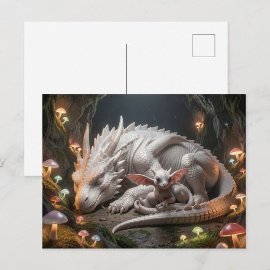 Drakenbaby Briefkaart (Voorkant / Achterkant)