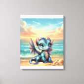 Drakenbaby Canvas Afdruk (Voorkant)