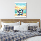 Drakenbaby Canvas Afdruk (Insitu (Slaapkamer))