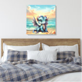 Drakenbaby Canvas Afdruk (Insitu (Slaapkamer))