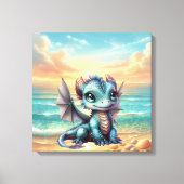 Drakenbaby Canvas Afdruk (Voorkant)