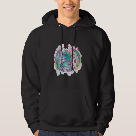 Drakenbabyontwerp Hoodie (Voorkant)
