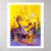 Drakenbarbecue Poster (Voorkant)