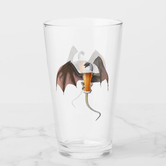 Drakenbierliefhebber Glas (Voorkant)