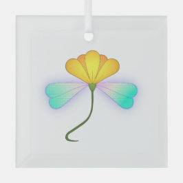 Drakenbloem Glas Ornament