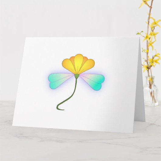 Drakenbloem Kaart (Gele Bloem)