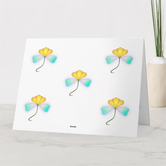 Drakenbloem Kaart (Achterkant)