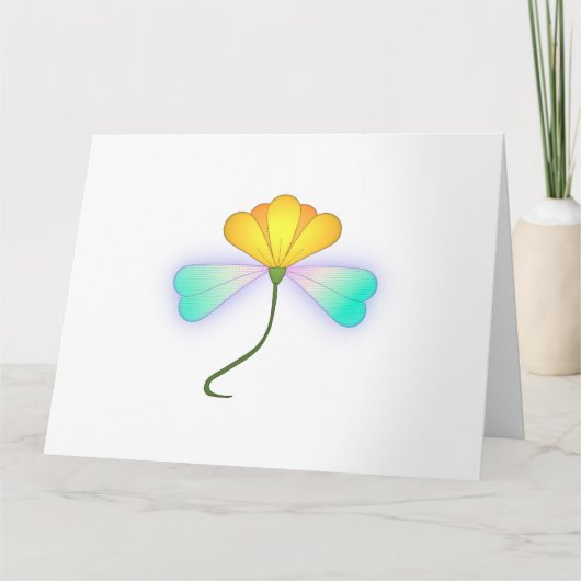 Drakenbloem Kaart (Voorkant)