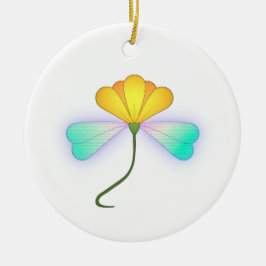 Drakenbloem Keramisch Ornament