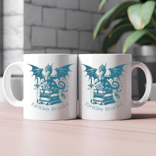 Drakenboeken en Fantasy Reader Koffiemok