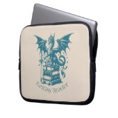 Drakenboeken en Fantasy Reader Laptop Sleeve (Voorkant Links)