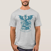 Drakenboeken en Fantasy Reader T-shirt (Voorkant)