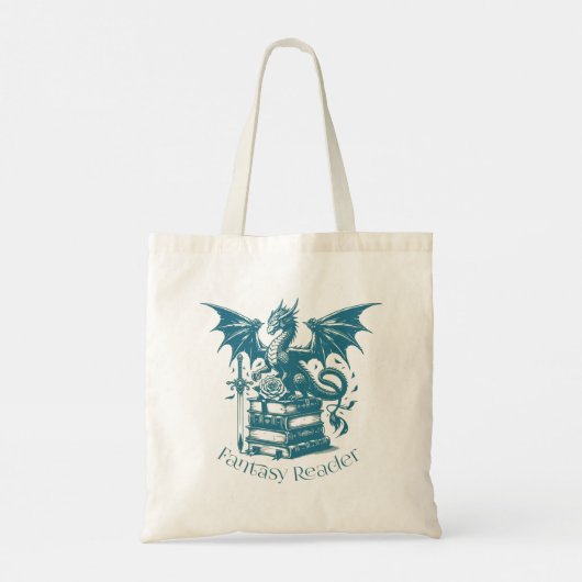 Drakenboeken en Fantasy Reader Tote Bag (Achterkant)