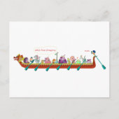 Drakenboot - Brandweer Briefkaart (Voorkant)