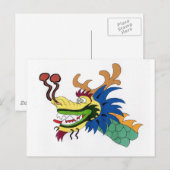 Drakenboot Briefkaart (Voorkant / Achterkant)