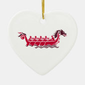 Drakenboot Keramisch Ornament (Voorkant)