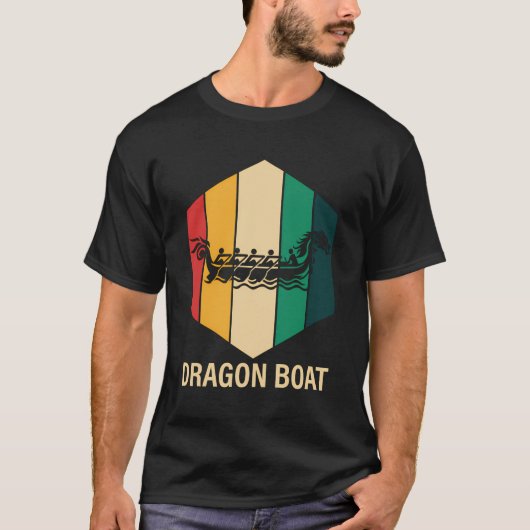 Drakenboot varen t-shirt (Voorkant)