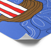 Drakenbootposter Poster (Hoek)