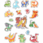 Drakenbundel Alle in één multipack Sticker (Voorkant)