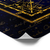 drakenconstellatie-poster poster (Hoek)