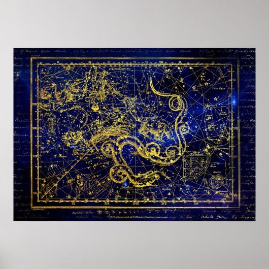drakenconstellatie-poster poster (Voorkant)