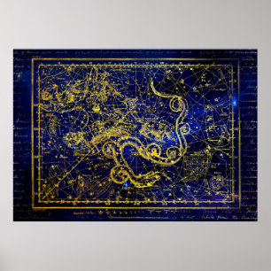 drakenconstellatie-poster poster