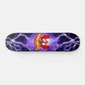 Drakend vuur persoonlijk skateboard (Horizontaal)