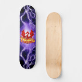 Drakend vuur persoonlijk skateboard (Voorkant)