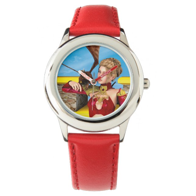Drakendame Horloge (Voorkant)