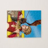 Drakendame Legpuzzel (Horizontaal)