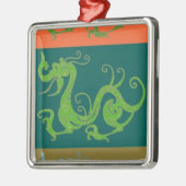 Drakendecoratie Metalen Ornament (Links)