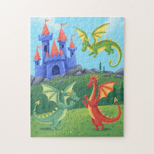 Drakendieven Legpuzzel (Verticaal)