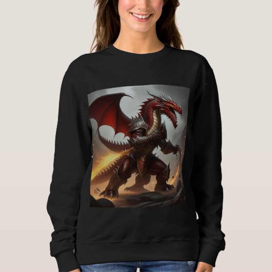Drakendoder rood trui (Voorkant)