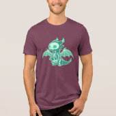 Drakendodergeest Tri-Blend Shirt (Voorkant)