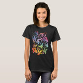 Drakendonk donkere regenboog t-shirt (Voorkant volledig)