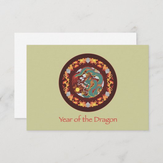 Drakendraak Kaart (Voorkant / Achterkant)