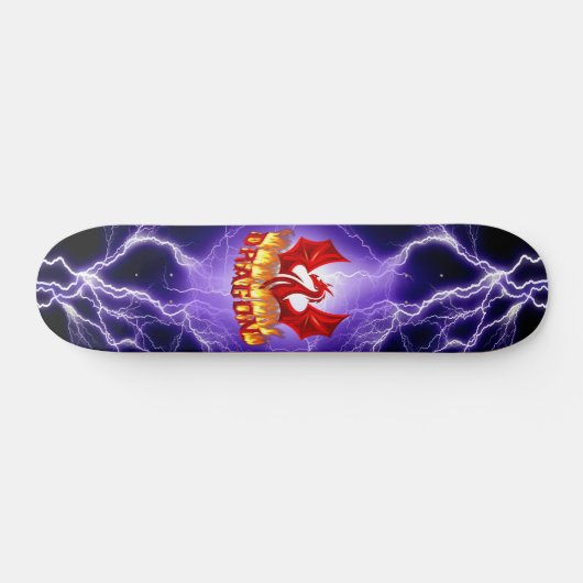 Drakendracht Persoonlijk Skateboard (Horizontaal)