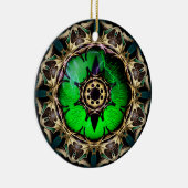 Drakendragend oog keramisch ornament (Rechts)