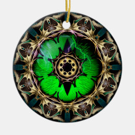Drakendragend oog keramisch ornament