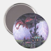 Drakendragon Kasteel Magneet (Voorkant / Achterkant)