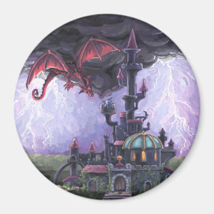 Drakendragon Kasteel Magneet