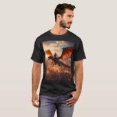 drakendrijvend man t-shirt (Voorkant volledig)
