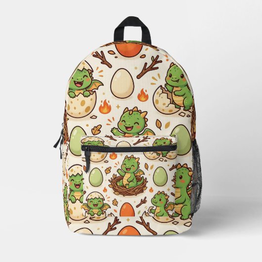 Drakenei Nest Rugzak – Cute Fantasy Design (Voorkant)