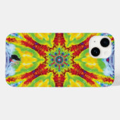 Drakeneog Kaleidoscoop iPhone Hoesje (Achterkant (horizontaal))