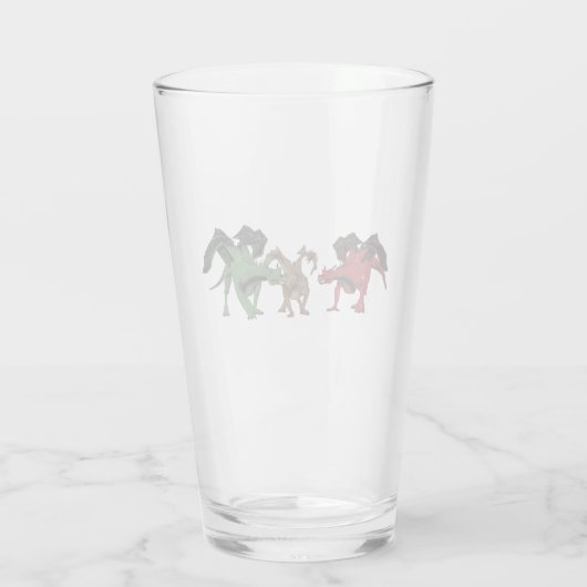 Drakenfamilie Glas (Achterkant)