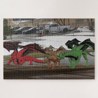 Drakenfamilie Legpuzzel